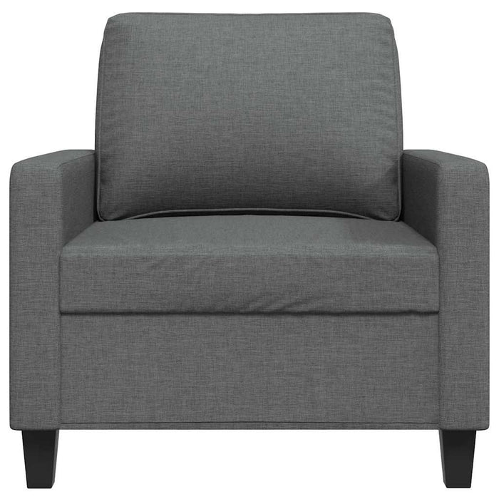 Fotoliu canapea, gri închis, 60 cm, material textil - WALTI WALTI