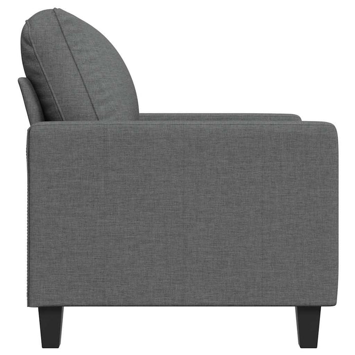 Fotoliu canapea, gri închis, 60 cm, material textil - WALTI WALTI