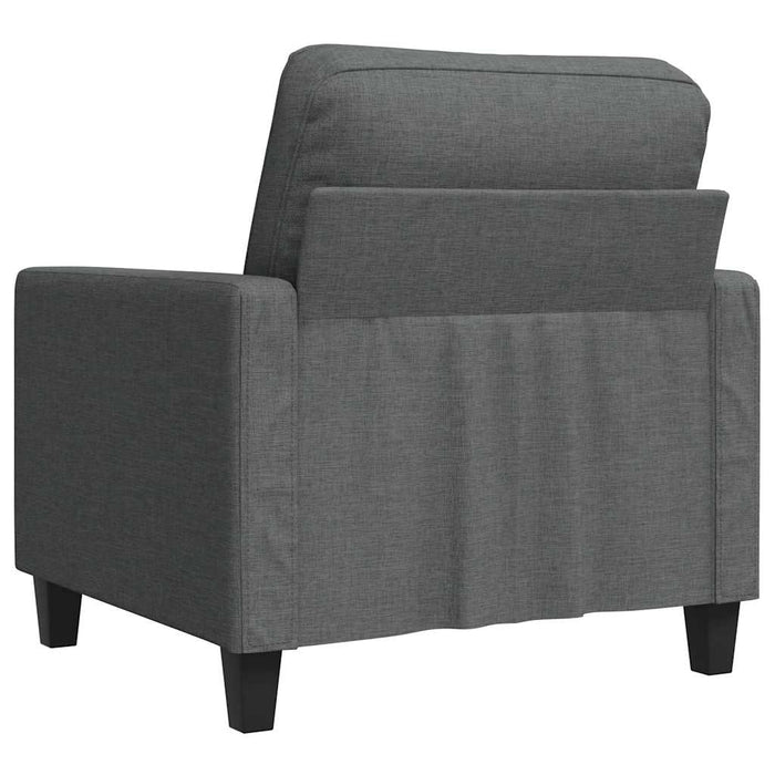 Fotoliu canapea, gri închis, 60 cm, material textil - WALTI WALTI