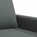 Fotoliu canapea, gri închis, 60 cm, material textil - WALTI WALTI