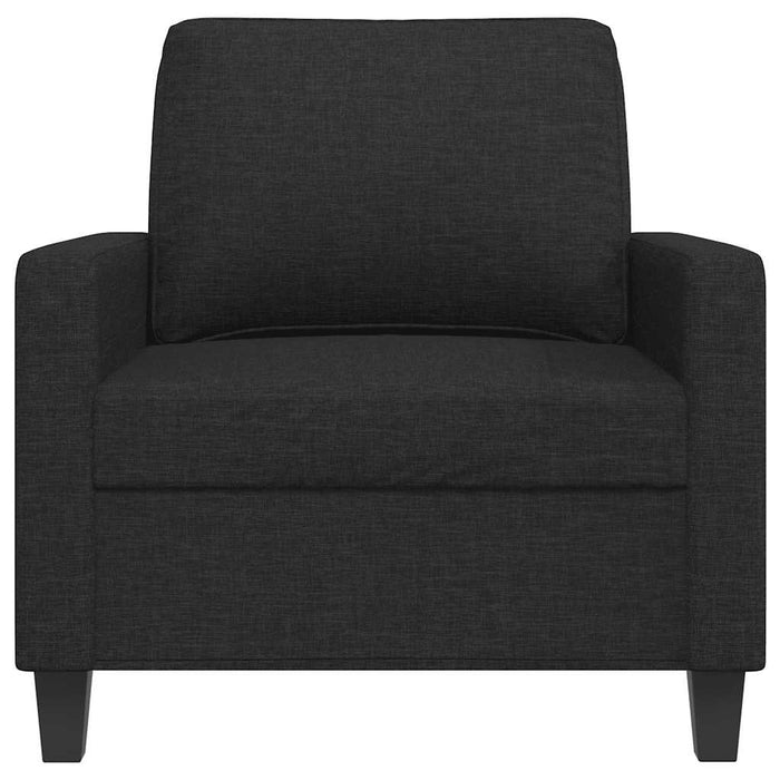 Fotoliu canapea, negru, 60 cm, material textil WALTI