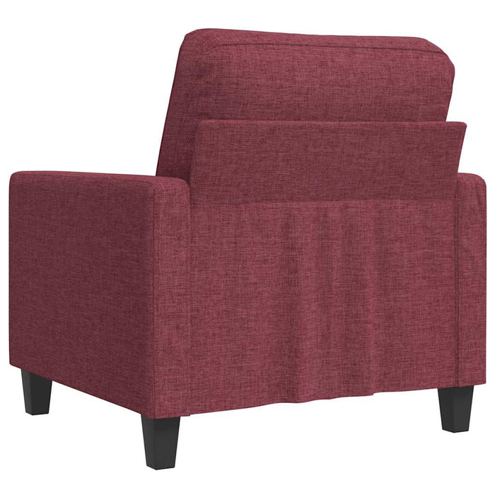 Fotoliu canapea, roșu vin, 60 cm, material textil - WALTI WALTI