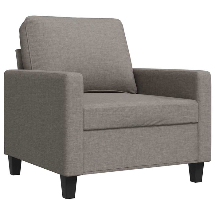 Fotoliu canapea, gri taupe, 60 cm, material textil - WALTI WALTI
