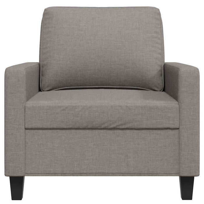 Fotoliu canapea, gri taupe, 60 cm, material textil - WALTI WALTI