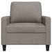 Fotoliu canapea, gri taupe, 60 cm, material textil - WALTI WALTI