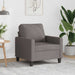 Fotoliu canapea, gri taupe, 60 cm, material textil - WALTI WALTI