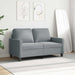 Canapea cu 2 locuri, gri deschis, 120 cm, material textil - WALTI WALTI