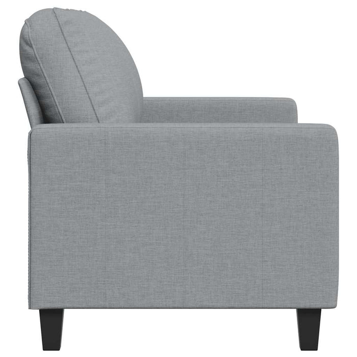 Canapea cu 2 locuri, gri deschis, 120 cm, material textil - WALTI WALTI