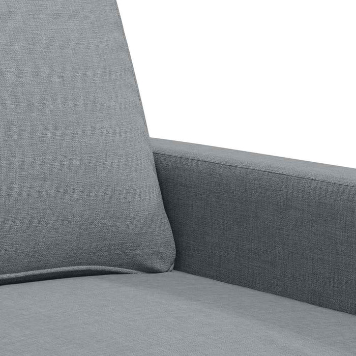 Canapea cu 2 locuri, gri deschis, 120 cm, material textil - WALTI WALTI