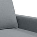 Canapea cu 2 locuri, gri deschis, 120 cm, material textil - WALTI WALTI