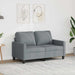 Canapea cu 2 locuri, gri deschis, 120 cm, material textil - WALTI WALTI