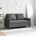 Canapea cu 2 locuri, gri închis, 120 cm, material textil - WALTI WALTI