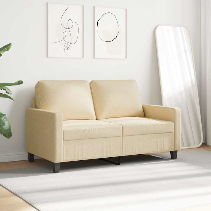 Canapea cu 2 locuri, crem, 120 cm, material textil - WALTI WALTI