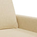 Canapea cu 2 locuri, crem, 120 cm, material textil - WALTI WALTI