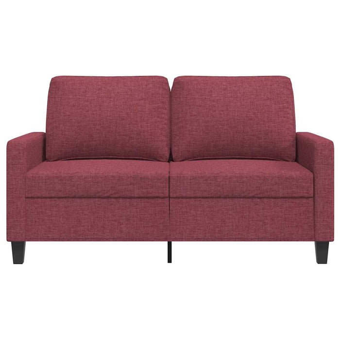 Canapea cu 2 locuri, roșu vin, 120 cm, material textil - WALTI WALTI
