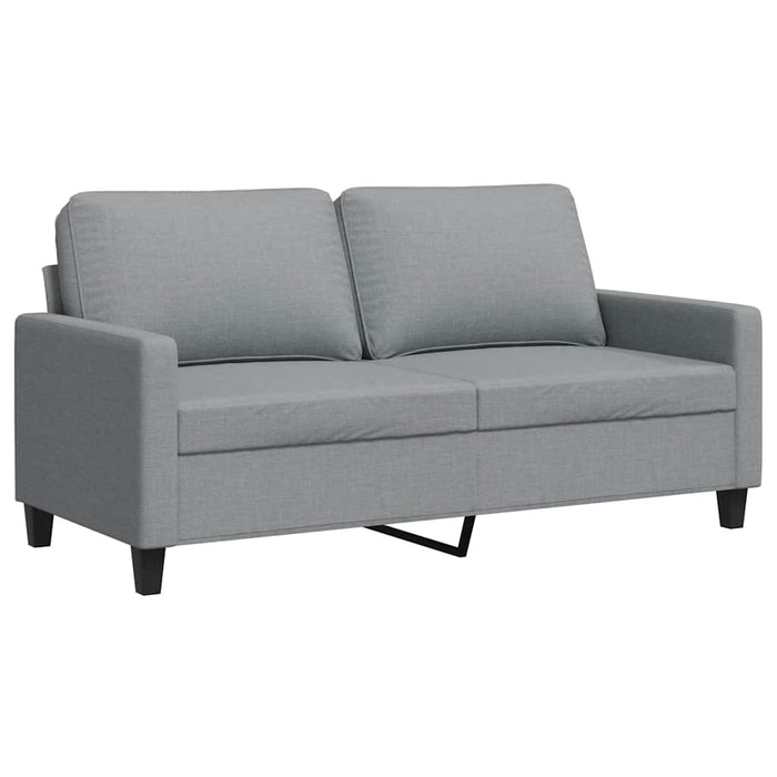 Canapea cu 2 locuri, gri deschis, 140 cm, material textil - WALTI WALTI