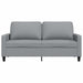 Canapea cu 2 locuri, gri deschis, 140 cm, material textil - WALTI WALTI
