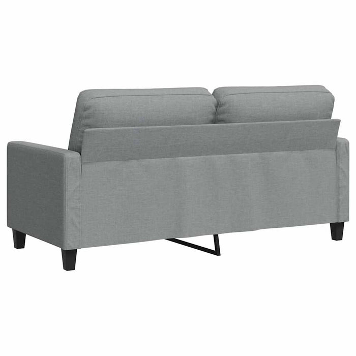 Canapea cu 2 locuri, gri deschis, 140 cm, material textil - WALTI WALTI