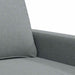 Canapea cu 2 locuri, gri deschis, 140 cm, material textil - WALTI WALTI
