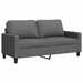 Canapea cu 2 locuri, gri închis, 140 cm, material textil - WALTI WALTI