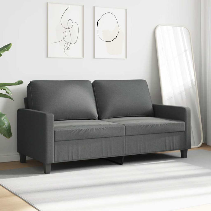 Canapea cu 2 locuri, gri închis, 140 cm, material textil - WALTI WALTI