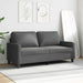 Canapea cu 2 locuri, gri închis, 140 cm, material textil - WALTI WALTI