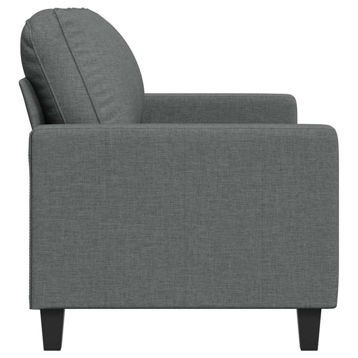 Canapea cu 2 locuri, gri închis, 140 cm, material textil - WALTI WALTI