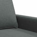 Canapea cu 2 locuri, gri închis, 140 cm, material textil - WALTI WALTI