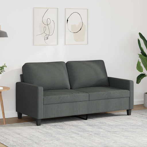 Canapea cu 2 locuri, gri închis, 140 cm, material textil - WALTI WALTI