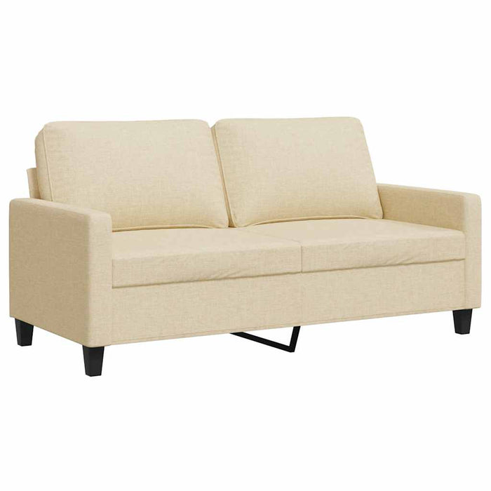 Canapea cu 2 locuri, crem, 140 cm, material textil WALTI