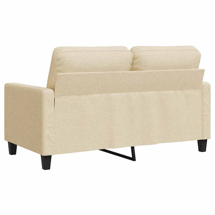 Canapea cu 2 locuri, crem, 140 cm, material textil WALTI