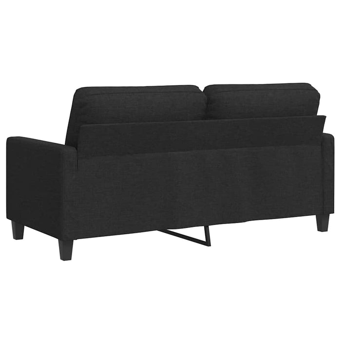Canapea cu 2 locuri, negru, 140 cm, material textil - WALTI WALTI