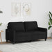 Canapea cu 2 locuri, negru, 140 cm, material textil - WALTI WALTI