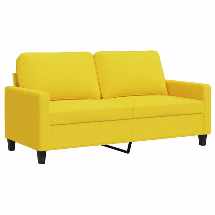 Canapea cu 2 locuri, galben deschis, 140 cm, material textil - WALTI WALTI