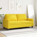 Canapea cu 2 locuri, galben deschis, 140 cm, material textil - WALTI WALTI