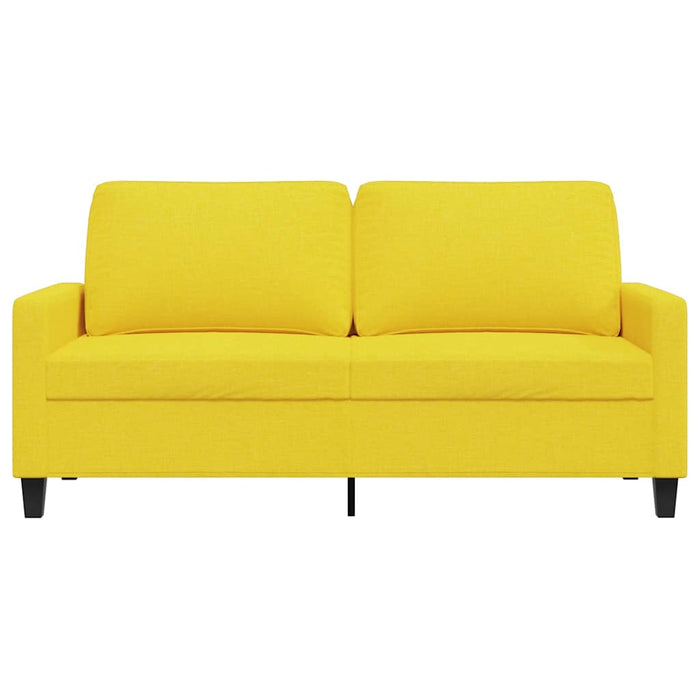 Canapea cu 2 locuri, galben deschis, 140 cm, material textil - WALTI WALTI