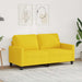 Canapea cu 2 locuri, galben deschis, 140 cm, material textil - WALTI WALTI