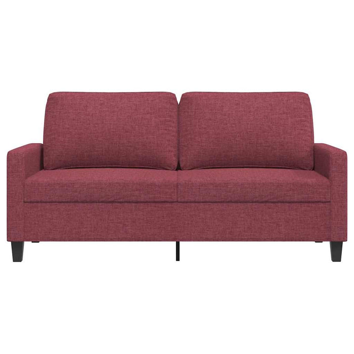Canapea cu 2 locuri, roșu vin, 140 cm, material textil - WALTI WALTI