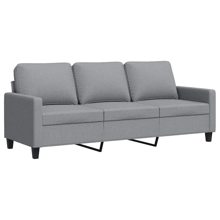 Canapea cu 3 locuri, gri deschis, material 180CM textil - WALTI WALTI