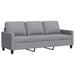 Canapea cu 3 locuri, gri deschis, material 180CM textil - WALTI WALTI