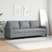 Canapea cu 3 locuri, gri deschis, material 180CM textil - WALTI WALTI