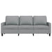 Canapea cu 3 locuri, gri deschis, material 180CM textil - WALTI WALTI