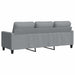 Canapea cu 3 locuri, gri deschis, material 180CM textil - WALTI WALTI