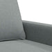 Canapea cu 3 locuri, gri deschis, material 180CM textil - WALTI WALTI