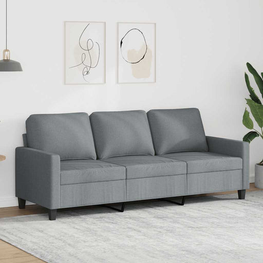 Canapea cu 3 locuri, gri deschis, material 180CM textil - WALTI WALTI