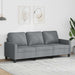 Canapea cu 3 locuri, gri deschis, material 180CM textil - WALTI WALTI
