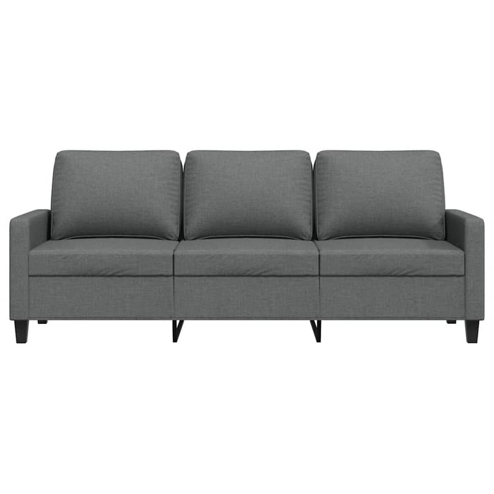 Canapea cu 3 locuri, gri închis, 180 cm, material textil WALTI