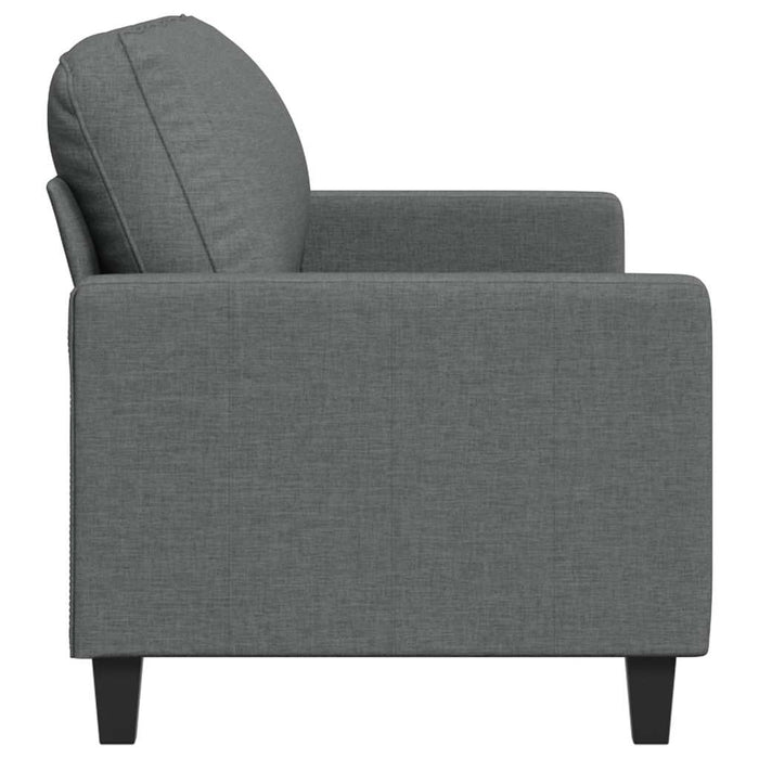 Canapea cu 3 locuri, gri închis, 180 cm, material textil WALTI
