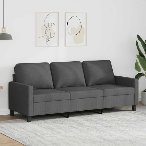 Canapea cu 3 locuri, gri închis, 180 cm, material textil - WALTI WALTI