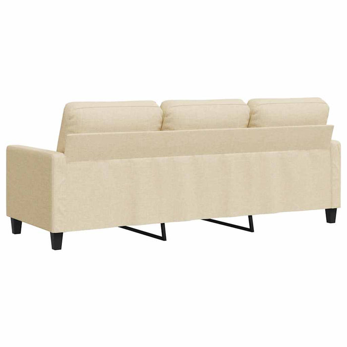 Canapea cu 3 locuri, crem, 180 cm, material textil - WALTI WALTI